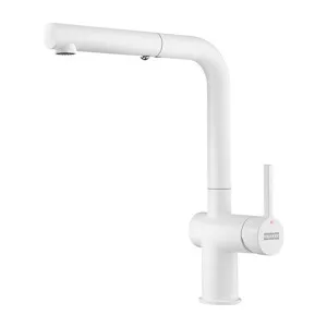 Franke Active Pull-Out Sink Mixer Matte White by Franke, a Kitchen Taps & Mixers for sale on Style Sourcebook