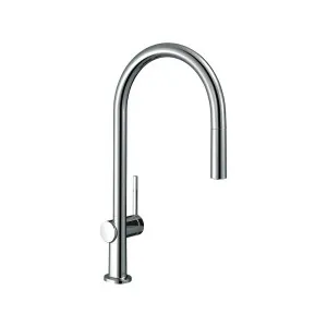 Hansgrohe Talis M54 Single Lever Kitchen Mixer 210 Pull-Out Spout, 1jet Chrome by Hansgrohe, a Kitchen Taps & Mixers for sale on Style Sourcebook