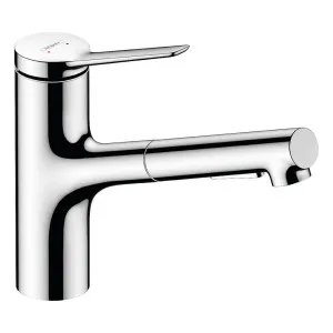 Hansgrohe Zesis M33 Single Lever Kitchen Mixer 150, Pull-Out Spray, 2jet Chrome by Hansgrohe, a Kitchen Taps & Mixers for sale on Style Sourcebook