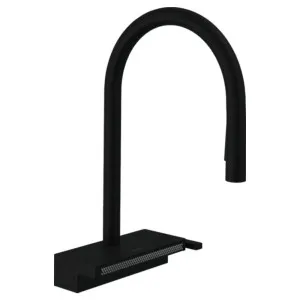 Hansgrohe Aquno Select M81 Single Lever Kitchen Mixer 170 Matte Black by Hansgrohe, a Kitchen Taps & Mixers for sale on Style Sourcebook