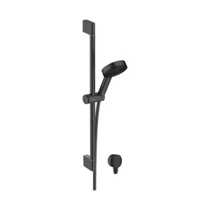Hansgrohe Pulsify Select S Shower Set 105 3jet Relaxation with Shower Bar 65cm Matte Black by Hansgrohe, a Shower Heads & Mixers for sale on Style Sourcebook