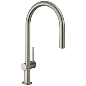 Hansgrohe Talis M54 Single Lever Kitchen Mixer 210 Pull-Out Spout, 1jet Stainless Steel by Hansgrohe, a Kitchen Taps & Mixers for sale on Style Sourcebook