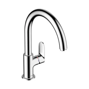 Hansgrohe Vernis Blend Single Lever Kitchen Mixer 210 with Swivel Spout, Chrome by Hansgrohe, a Kitchen Taps & Mixers for sale on Style Sourcebook