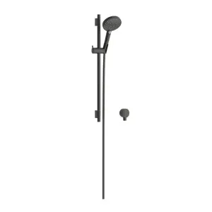 Hansgrohe Raindance Select S Shower set 120 3jet PowderRain Brushed Black Chrome by Hansgrohe, a Shower Heads & Mixers for sale on Style Sourcebook
