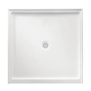 Marbletrend Flinders Polymarble Square Shower Base 820 x 820mm Centre Outlet by Marble trend, a Showers for sale on Style Sourcebook
