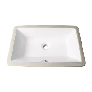 Otti Under Mount Basin Square 530X340mm Gloss White by Otti, a Basins for sale on Style Sourcebook
