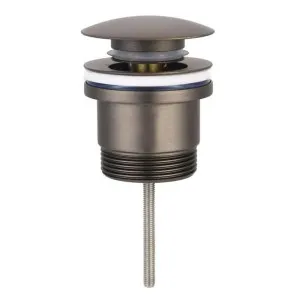 Otti Universal Mushroom Pop Up Waste (32mm / 40mm) Gun Metal by Otti, a Traps & Wastes for sale on Style Sourcebook