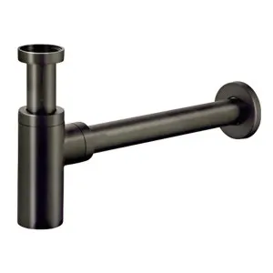 Otti Bottle Trap 32/40mm Waste, 40mm Connection Round Gun Metal by Otti, a Traps & Wastes for sale on Style Sourcebook