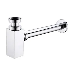 Otti Bottle Trap 32/40mm Waste, 40mm Connection Square Chrome by Otti, a Traps & Wastes for sale on Style Sourcebook