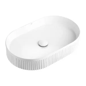 Otti Kensington Oval Basin Gloss White by Otti, a Basins for sale on Style Sourcebook