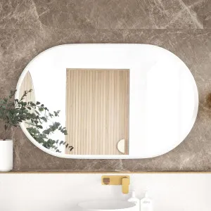 Otti LED Noosa 1200(W)x750(H) White Metal Frame Mirror by Otti, a Vanity Mirrors for sale on Style Sourcebook