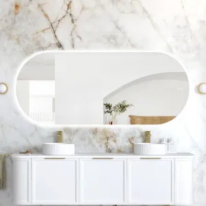 Otti LED Noosa 1800(W)x750(H) Frameless Tuffi Mirror by Otti, a Vanity Mirrors for sale on Style Sourcebook