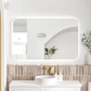 Otti LED Newport 1200(W)x750(H) Frameless Tuffi Mirror by Otti, a Vanity Mirrors for sale on Style Sourcebook