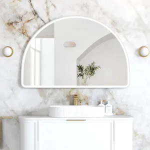 Otti LED Moonlight Archie 800(H)x1200(W) White Metal Frame Mirror by Otti, a Vanity Mirrors for sale on Style Sourcebook