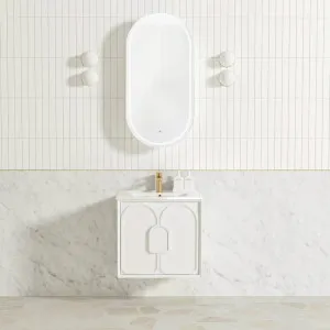 Otti Laguna Mark II Matte White Wall Hung Vanity by Otti, a Vanities for sale on Style Sourcebook