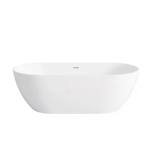 Otti Attica Manolo Bath with Overflow 1530mm Matte White by Otti, a Bathtubs for sale on Style Sourcebook