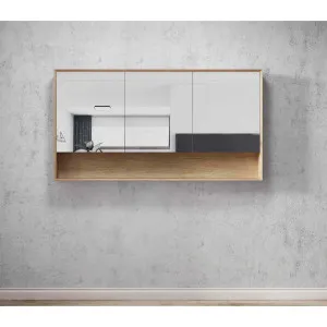 Otti Byron 1500x800 Shaving Cabinet Natural Oak by Otti, a Shaving Cabinets for sale on Style Sourcebook