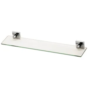 Phoenix Radii Glass Shelf Square Plate Chrome by PHOENIX, a Shelves & Soap Baskets for sale on Style Sourcebook