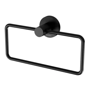 Phoenix Radii Hand Towel Holder Round Plate Matte Black by PHOENIX, a Bathroom Fixtures for sale on Style Sourcebook