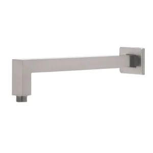 Phoenix Lexi Square Shower Arm 400mm Brushed Nickel by PHOENIX, a Shower Heads & Mixers for sale on Style Sourcebook