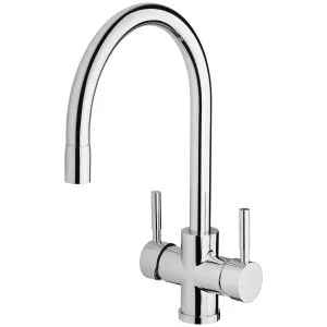 Phoenix Vivid Filtered Gooseneck Sink Mixer 220mm Chrome by PHOENIX, a Kitchen Taps & Mixers for sale on Style Sourcebook