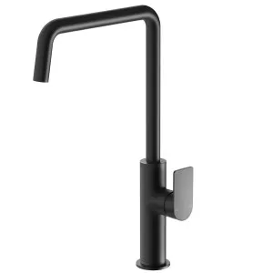 Phoenix Mekko 190mm Squareline Sink Mixer Matte Black by PHOENIX, a Kitchen Taps & Mixers for sale on Style Sourcebook