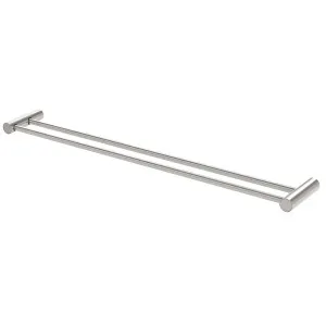Phoenix Vivid Slimline Double Towel Rail 800mm Brushed Nickel by PHOENIX, a Towel Rails for sale on Style Sourcebook