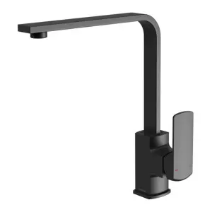Phoenix Teva Sink Mixer 200mm Squareline, Matte Black by PHOENIX, a Kitchen Taps & Mixers for sale on Style Sourcebook