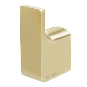 Phoenix Gloss Robe Hook Brushed Gold by PHOENIX, a Shelves & Hooks for sale on Style Sourcebook