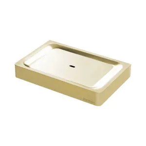 Phoenix Gloss Soap Dish Brushed Gold by PHOENIX, a Shelves & Soap Baskets for sale on Style Sourcebook
