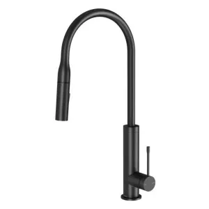 Phoenix Deja Pull Out Sink Mixer 220mm Matte Black by PHOENIX, a Kitchen Taps & Mixers for sale on Style Sourcebook