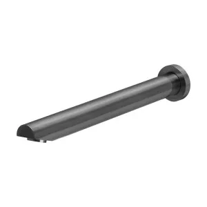 Phoenix Vivid Wall Bath Outlet 32mm x 300mm Angled Brushed Carbon by PHOENIX, a Bathroom Taps & Mixers for sale on Style Sourcebook