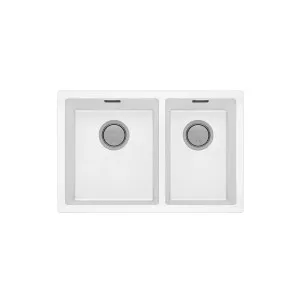 Phoenix 5000 Series 1 and 3/4 Left Hand Bowl Sink Matte White by PHOENIX, a Kitchen Sinks for sale on Style Sourcebook