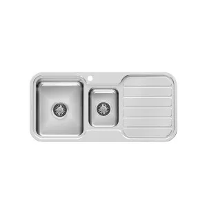 Phoenix 1000 Series 1 And 1/3 Left Hand Bowl Sink With Drainer And Taphole by PHOENIX, a Bathroom Fixtures for sale on Style Sourcebook