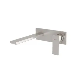 Phoenix Gloss MKII Switchmix Wall Basin / Bath Mixer Set Fit-Off Kit Brushed Nickel by PHOENIX, a Basins for sale on Style Sourcebook
