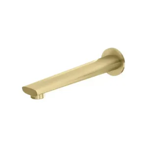 Phoenix Arlo Wall Bath Outlet 200mm Brushed Gold by PHOENIX, a Bathroom Taps & Mixers for sale on Style Sourcebook