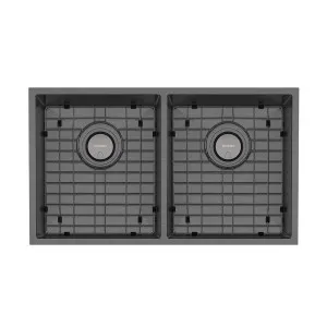 Phoenix 4000 Series Double Bowl Sink Brushed Carbon by PHOENIX, a Kitchen Sinks for sale on Style Sourcebook