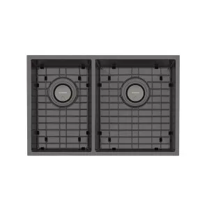Phoenix 4000 Series 1 and 3/4 Right Hand Bowl Sink Brushed Carbon by PHOENIX, a Kitchen Sinks for sale on Style Sourcebook