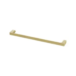 Phoenix Gloss Single Towel Rail 600mm Brushed Gold by PHOENIX, a Towel Rails for sale on Style Sourcebook