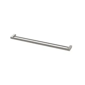 Phoenix Gloss Double Towel Rail 800mm Brushed Nickel by PHOENIX, a Towel Rails for sale on Style Sourcebook