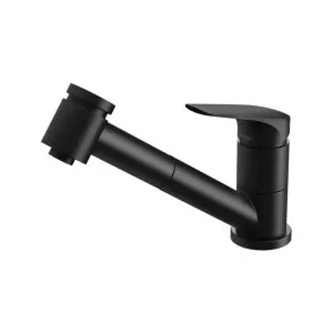 Phoenix Ivy MKII Pull Out Sink Mixer Matte Black by PHOENIX, a Kitchen Taps & Mixers for sale on Style Sourcebook