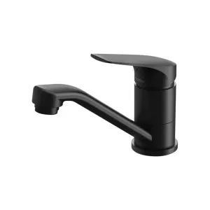 Phoenix Ivy MKII Swivel Basin Mixer Matte Black by PHOENIX, a Bathroom Taps & Mixers for sale on Style Sourcebook