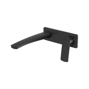 Phoenix Mekko SwitchMix Wall Basin / Bath Mixer Set 200mm Fit-Off Kit Matte Black by PHOENIX, a Basins for sale on Style Sourcebook