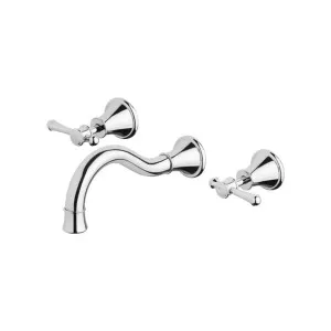 Phoenix Nostalgia Lever Basin Bath Set 180mm Shepherds Crook Chrome by PHOENIX, a Bathtubs for sale on Style Sourcebook