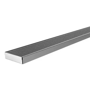 Phoenix Flat Channel Drain HG 75 x 600mm Outlet 65mm Stainless Steel by PHOENIX, a Bathroom Fixtures for sale on Style Sourcebook