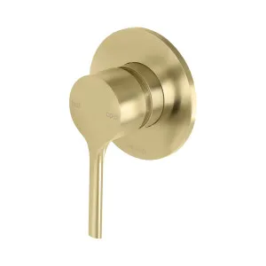 Phoenix Vivid Slimline Oval SwitchMix Shower/Wall Mixer Brushed Gold (Complete Kit) by PHOENIX, a Bathroom Taps & Mixers for sale on Style Sourcebook