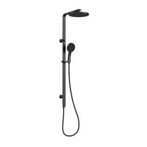Phoenix NX Quil Twin Shower Matte Black by PHOENIX, a Shower Heads & Mixers for sale on Style Sourcebook