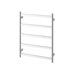 Phoenix Five Flat Bar Heated Towel Ladder Chrome by PHOENIX, a Bathroom Fixtures for sale on Style Sourcebook