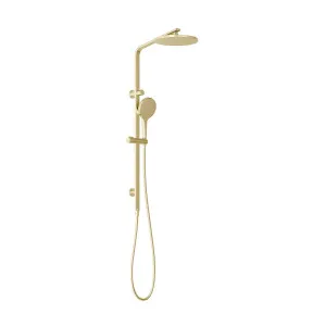 Phoenix Oxley Twin Shower Brushed Gold by PHOENIX, a Shower Heads & Mixers for sale on Style Sourcebook