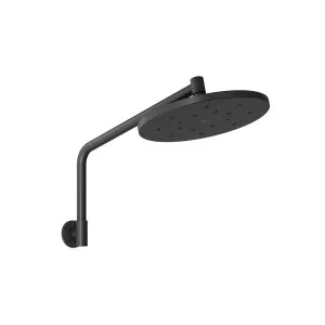 Phoenix Ormond High-Rise Shower Arm and Rose Matte Black by PHOENIX, a Shower Heads & Mixers for sale on Style Sourcebook